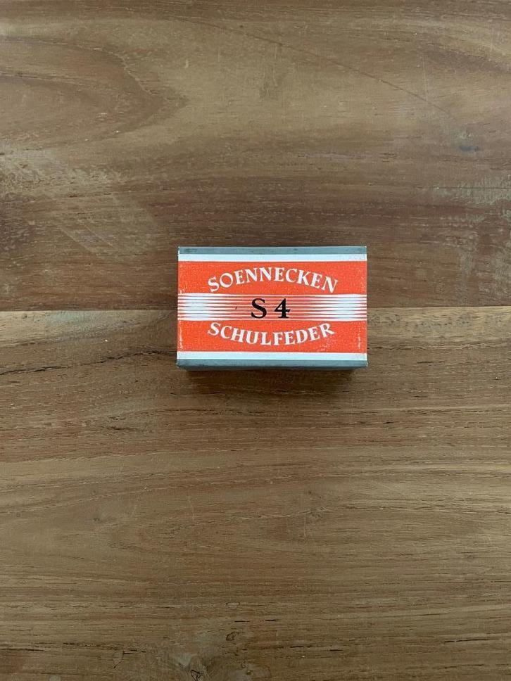 Vintage Soennecken Schulfeder S4 kroontjespennen, Antiek en Kunst, Antiek | Kantoor en Zakelijk, Ophalen of Verzenden
