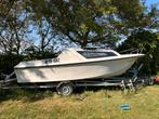 Karperboot Pacific seasafe 550 ePropulsion navy 6.0, Ophalen, Tot 10 pk, Elektrisch, Zo goed als nieuw