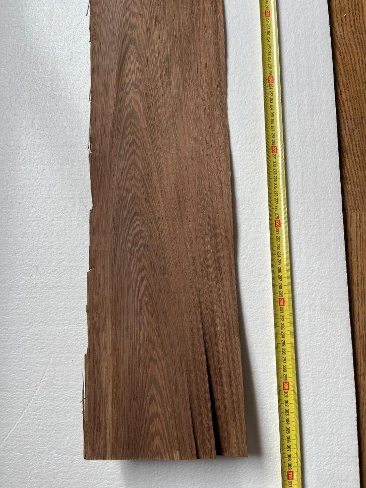 Wenge fineer, Doe-het-zelf en Verbouw, Hout en Planken, Zo goed als nieuw, Overige typen, Overige houtsoorten, 300 cm of meer