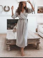 Moost wanted Helena linnen wrap dress maat M, Maat 38/40 (M), Verzenden, Nieuw, Grijs