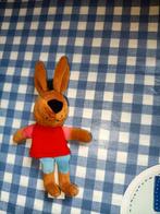 Max Velthuijs Haas vingerpopje 15 cm groot, Ophalen of Verzenden, Zo goed als nieuw
