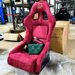 NRG Prisma Ultra Alcantara Maroon Rood Kuipstoel Sportstoel, Auto diversen, Tuning en Styling, Ophalen of Verzenden