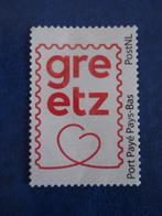 Port Betaald Greetz logo hart, Postzegels en Munten, Ophalen of Verzenden, Gestempeld