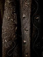 Ontzettend uniek vintage geborduurd angora wol vest/mantel, Ophalen of Verzenden, Zo goed als nieuw, Maat 46/48 (XL) of groter