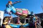 Carnavalswagen opbouw kleurrijke Steampunk, Eén persoon