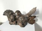 Brons Beeld,,Love Birds,,van Maitland Smith, Vintage Duiven, Ophalen of Verzenden, Zo goed als nieuw, Dier