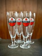 Originele Vedett Extra Blond bierglazen op voet 4 st - Nieuw, Verzamelen, Ophalen, Nieuw, Bierglas