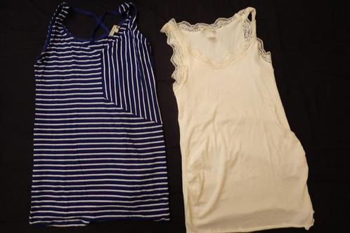 (Bijna) nieuwe Zwangerschapshempjes maat M, Kleding | Dames, Positiekleding, Zo goed als nieuw, Shirt of Top, Maat 38/40 (M), Blauw