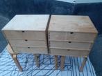 Ikea ladekastjes, vintage Moppe ladeblokjes, ieder met 3 la, Minder dan 50 cm, Gebruikt, Ophalen of Verzenden, 3 of 4 laden