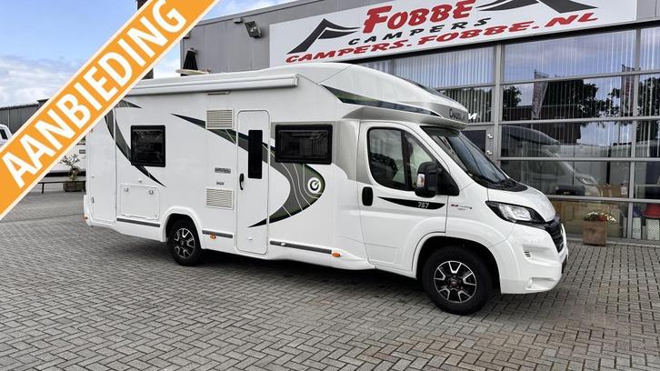 Lage Enkele bedden,Hefbed Chausson Special Edition 757, Caravans en Kamperen, Campers, Bedrijf, tot en met 5, Half-integraal, Chausson