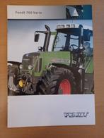 Folder Fendt 700 Vario Nederlandstalig, Ophalen of Verzenden, Gelezen, Tractor en Landbouw