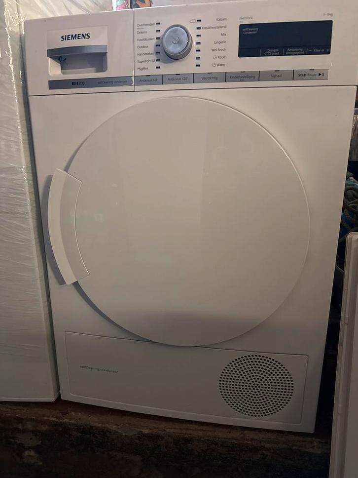 Siemens IQ700 Condensdroger - Topconditie!, Witgoed en Apparatuur, Wasdrogers, Zo goed als nieuw, Condens, Voorlader, 6 tot 8 kg