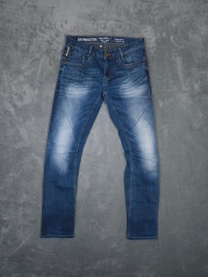 PME Legend Broek Skymaster W33 L34 Regular Fit Tapered Leg, Kleding | Heren, Spijkerbroeken en Jeans, Zo goed als nieuw, W33 - W34 (confectie 48/50)