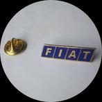 FIAT logo pin, blauw geëmailleerd, Verzamelen, Ophalen of Verzenden, Zo goed als nieuw, Transport, Speldje of Pin