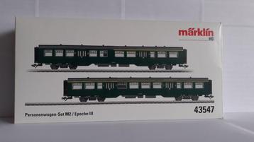 Marklin 43547 Set SNCB personenrijtuigen M2 beschikbaar voor biedingen