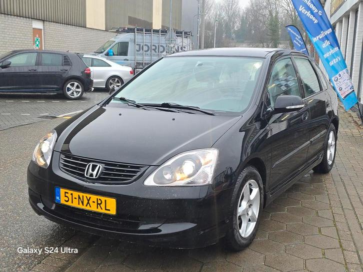 Honda Civic 1.4i LS*2e eigenaar*automaat*nap*apk*airco*rijd, Auto's, Honda, Bedrijf, Te koop, Civic, ABS, Airbags, Airconditioning