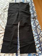 Leuke zwarte stretch broek met witte strepen maat 44, Zwart, Maat 42/44 (L), Ophalen of Verzenden, Cruz