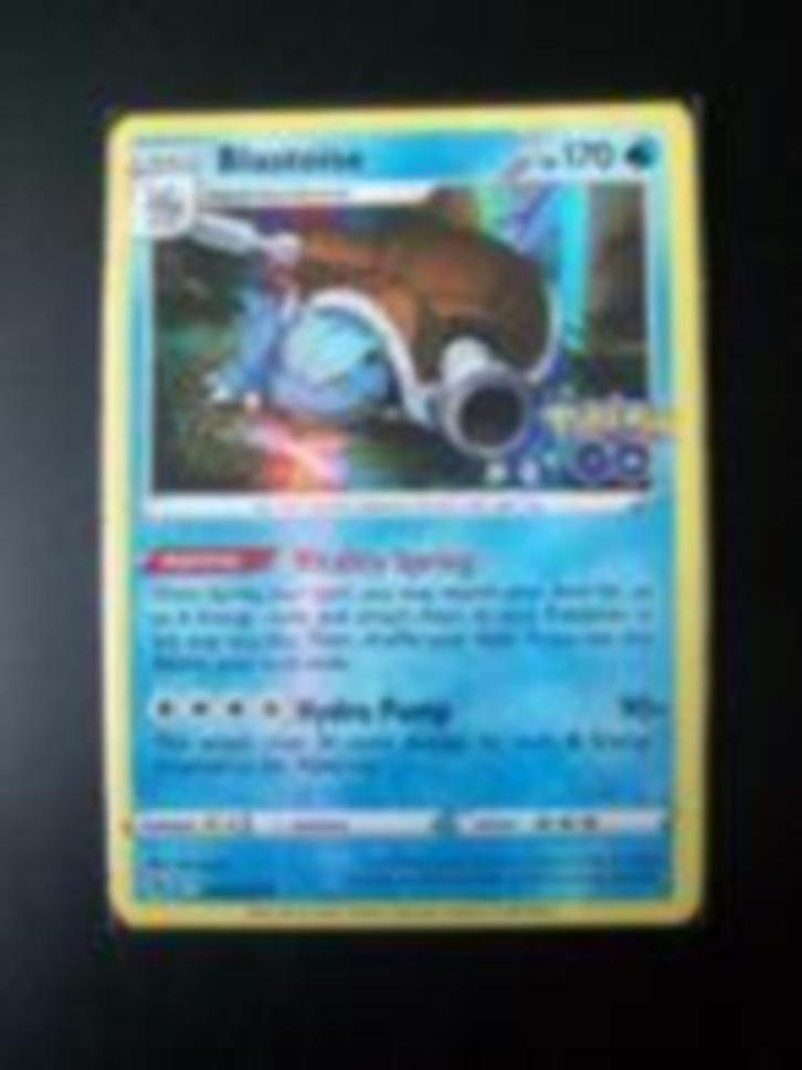 4639: Nieuwe Pokemon GO kaart Holo Rare BLASTOISE  (017/078), Hobby en Vrije tijd, Verzamelkaartspellen | Pokémon, Nieuw, Losse kaart