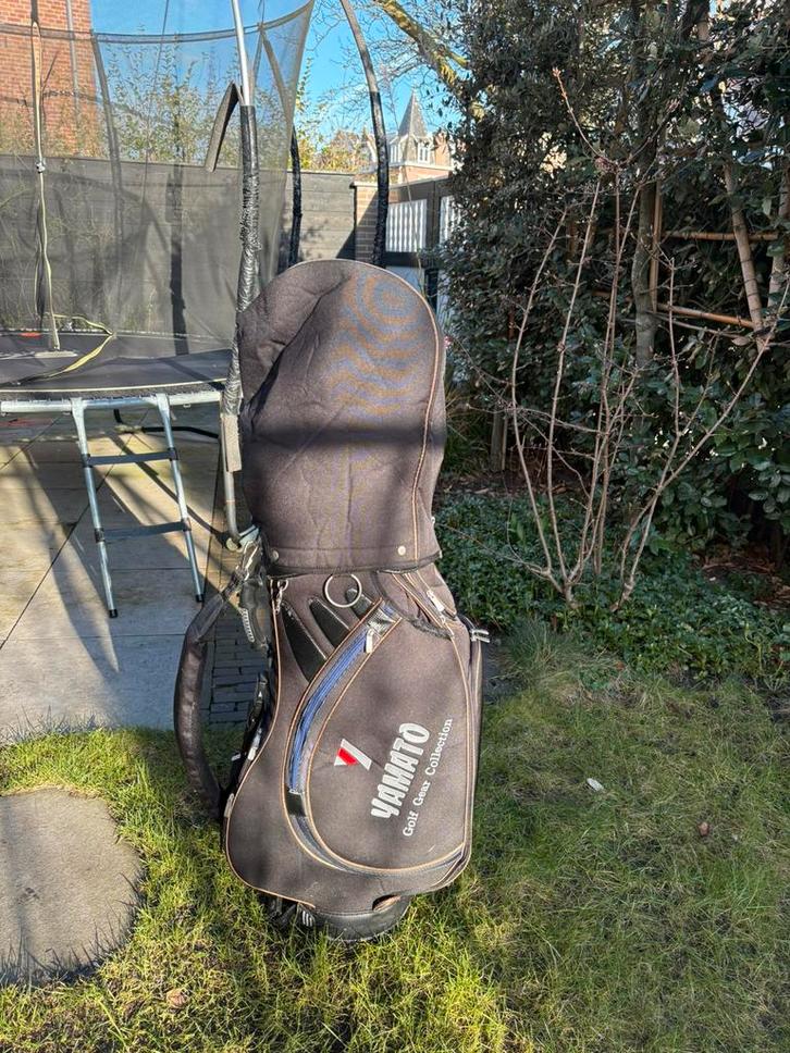 Yamato cartbag met regenhoes stevig, Sport en Fitness, Golf, Gebruikt, Tas, Ophalen of Verzenden