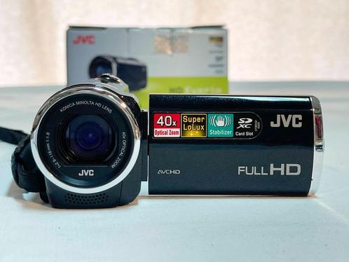 JVC GZ-E105BE Digitale Full HD video camera Met HDMI, Audio, Tv en Foto, Videocamera's Digitaal, Zo goed als nieuw, Camera, Geheugenkaart