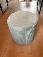 Poef rib - ijsblauw leen bakker, Ophalen, Zo goed als nieuw, Rond, Minder dan 50 cm