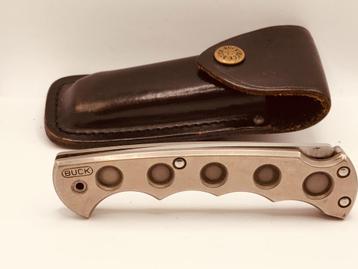 Buck XLTi Model No 560 Silver Finger Groove Titanium+ hoes beschikbaar voor biedingen