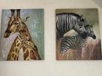 Dieren schilderijen, Ophalen of Verzenden, Zo goed als nieuw, Schilderij, Minder dan 50 cm