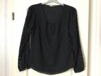 Zwart blousje van given. Maat l, Kleding | Dames, Zwart, Maat 42/44 (L), Ophalen of Verzenden, Zo goed als nieuw