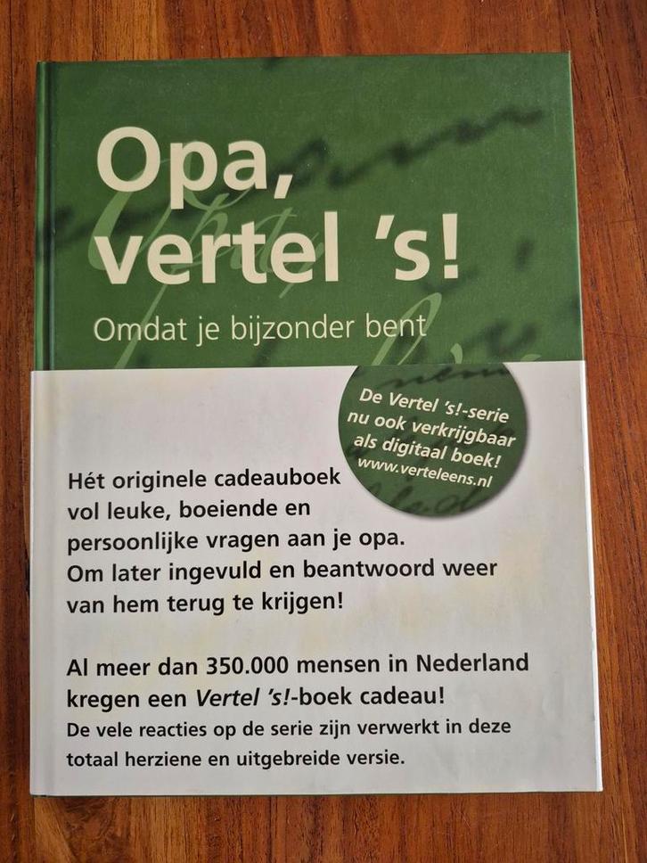 Opa, vertel 's! - Cadeauboek voor opa, Boeken, Overige Boeken, Zo goed als nieuw, Ophalen of Verzenden