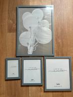 Fotolijsten fotolijstje grijs nieuw lijsten lijst foto, Ophalen, Nieuw