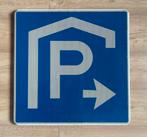 Verkeersbord P(arkeer) garage 60 x 60 cm, Antiek en Kunst, Curiosa en Brocante, Ophalen