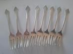 8 Gero Palmet décornr 604 gebak vorkjes verzilverd, Antiek en Kunst, Ophalen of Verzenden