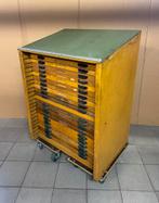 letterkast / zetbok / drukkerijkast, Ophalen