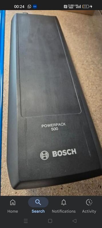 Bosch Powerpack 500 Fietsaccu beschikbaar voor biedingen