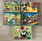 Disney puzzels Donald Duck, Mickey Mouse, Tweety, Midas, Ophalen of Verzenden, Meer dan 50 stukjes, Gebruikt, 4 tot 6 jaar