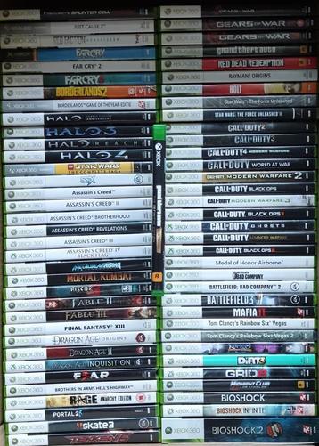 Xbox 360 games beschikbaar voor biedingen