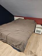 IKEA Espevär 160x200 bed / boxspring met Morgedal matras, Huis en Inrichting, Slaapkamer | Bedden, Ophalen, Gebruikt, Beige, Tweepersoons