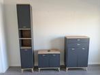Badkamermeubels (Lidl Corfu), Huis en Inrichting, Badkamer | Badkamermeubels, Ophalen, Zo goed als nieuw, 25 tot 50 cm, (Half)hoge kast