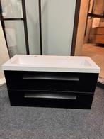 Badmeubel 100 cm Black Wood van €1455 nu voor €600 NIEUW!, Ophalen, Nieuw, 50 tot 100 cm, Minder dan 100 cm