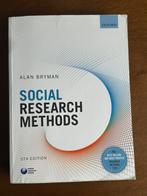 Social Research Methods | Alan Bryman | 5th edition, Boeken, Ophalen of Verzenden, Zo goed als nieuw, Alan Bryman, WO