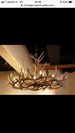 Hanglamp luster Geweien op maat gemaakt, Huis en Inrichting, Lampen | Hanglampen, Overige materialen, Nieuw, LM Lighting, Ophalen of Verzenden