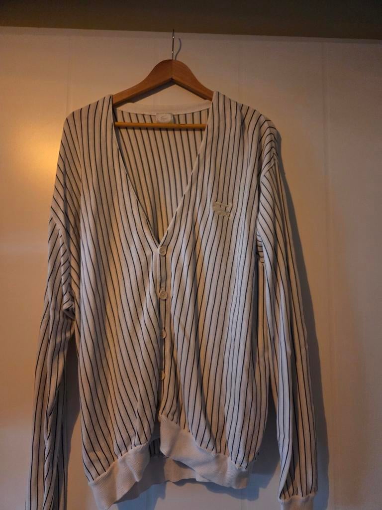 Lacoste Vintage Vest XXL - Casuals Hooligans Stijl, Kleding | Heren, Overige maten, Ophalen of Verzenden, Gedragen, Wit