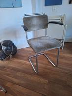 Gispen 201 Stoel - Vintage Design buisframe, Huis en Inrichting, Gebruikt, Ophalen of Verzenden, Metaal, Gispen