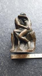 Bronzen Beeldje - De Kus van Rodin Reproductie, Antiek en Kunst, Ophalen of Verzenden