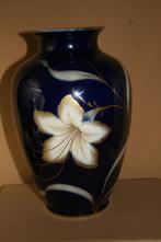 Grote kobalt blauwe vaas KPM Royal Ivory 25 cm, Ophalen of Verzenden