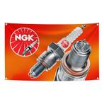Grote vlaggen NGK Spark Plugs (150x90cm), Ophalen of Verzenden, Nieuw