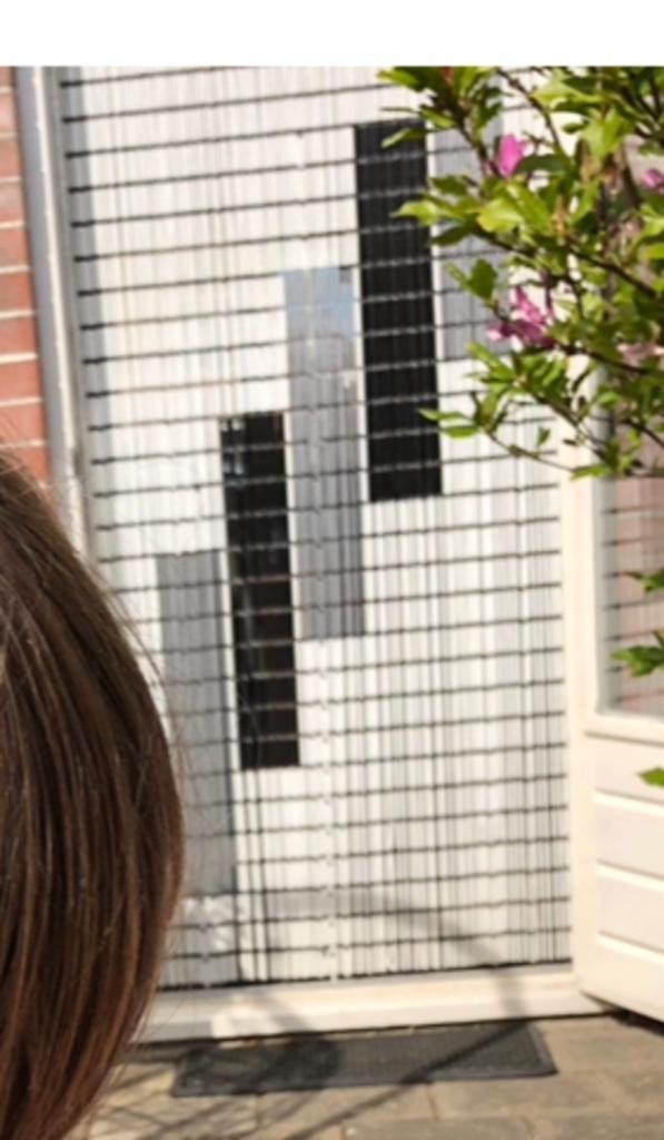 Vliegengordijn hulzen, Doe-het-zelf en Verbouw, Deuren en Horren, Gebruikt, 200 tot 215 cm, 80 tot 100 cm, Kunststof, Ophalen