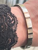 Schotse Sterling zilveren armband met parelmoer, Verzenden, Gebruikt, Zilver