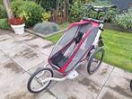 Zeer complete Thule Chariot CX1 hardloopwagen/fietskar, Ophalen, Gebruikt, Opvouwbaar, Minder dan 20 kg