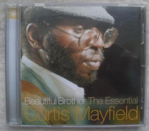 The Essential Curtis Mayfield - Beautiful Brother (CD), Cd's en Dvd's, Cd's | R&B en Soul, Soul of Nu Soul, 1960 tot 1980, Ophalen of Verzenden